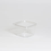Safe-T-Fresh Inline Plastics TS4016 16 oz. Clear Tamper Evident Plastic Grab-and-Go Container with Hinged Lid | 276/Case view 4