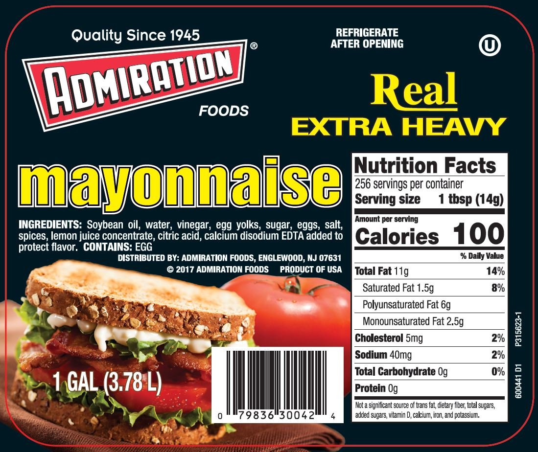 Admiration Extra Heavy Mayonnaise 128oz - Gallon view 2