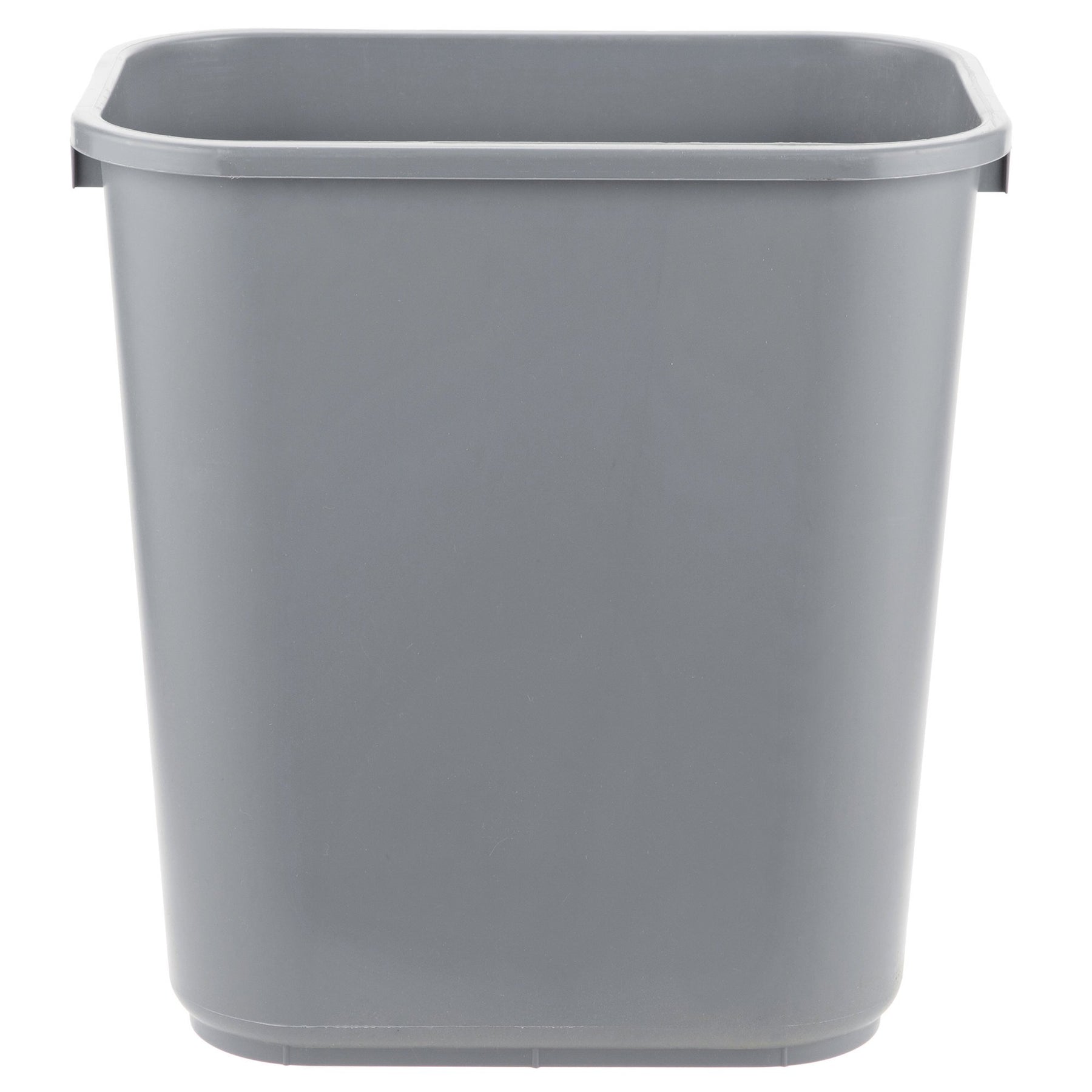 TableTop King 28 Qt. / 7 Gallon Gray Rectangular Wastebasket