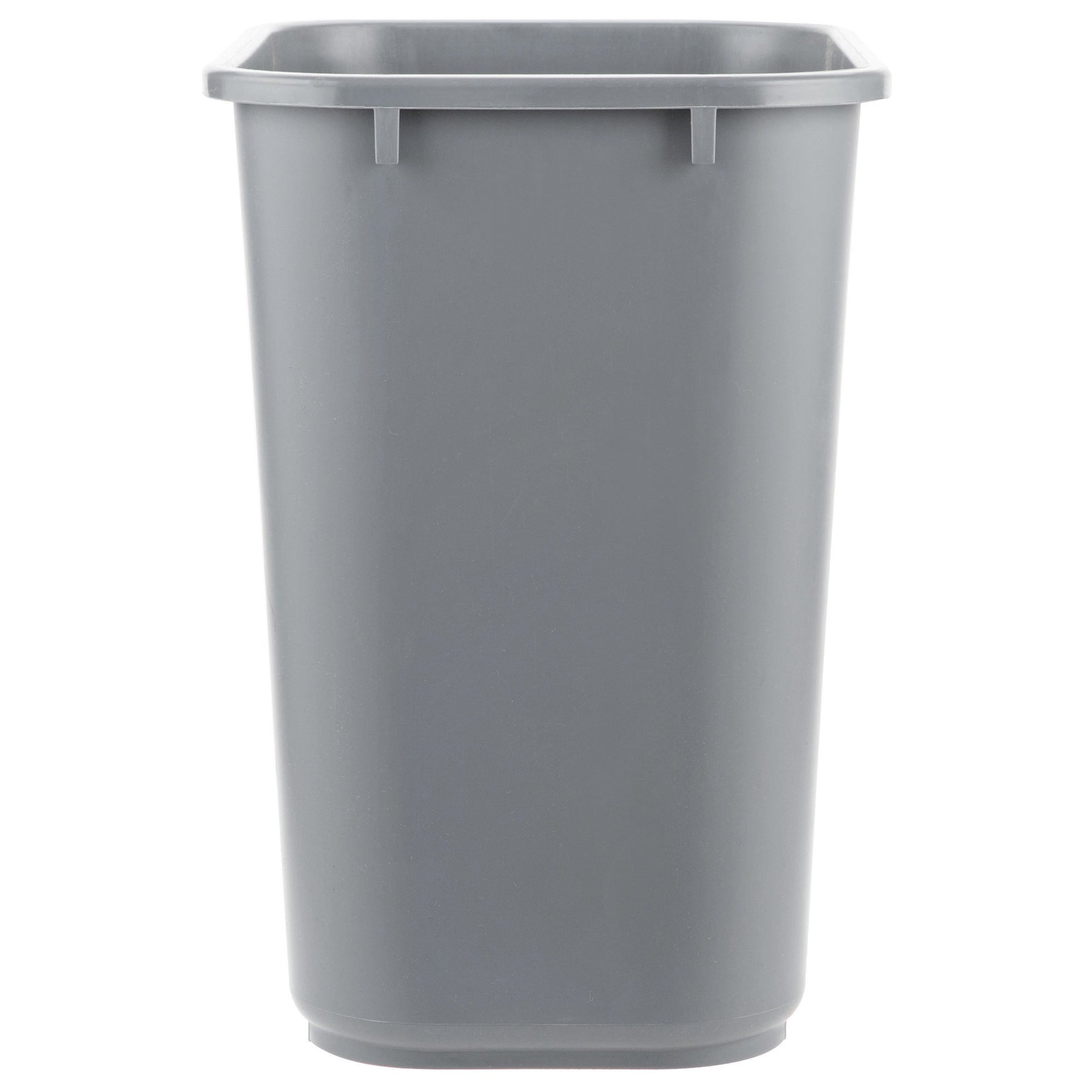 TableTop King 28 Qt. / 7 Gallon Gray Rectangular Wastebasket view 2
