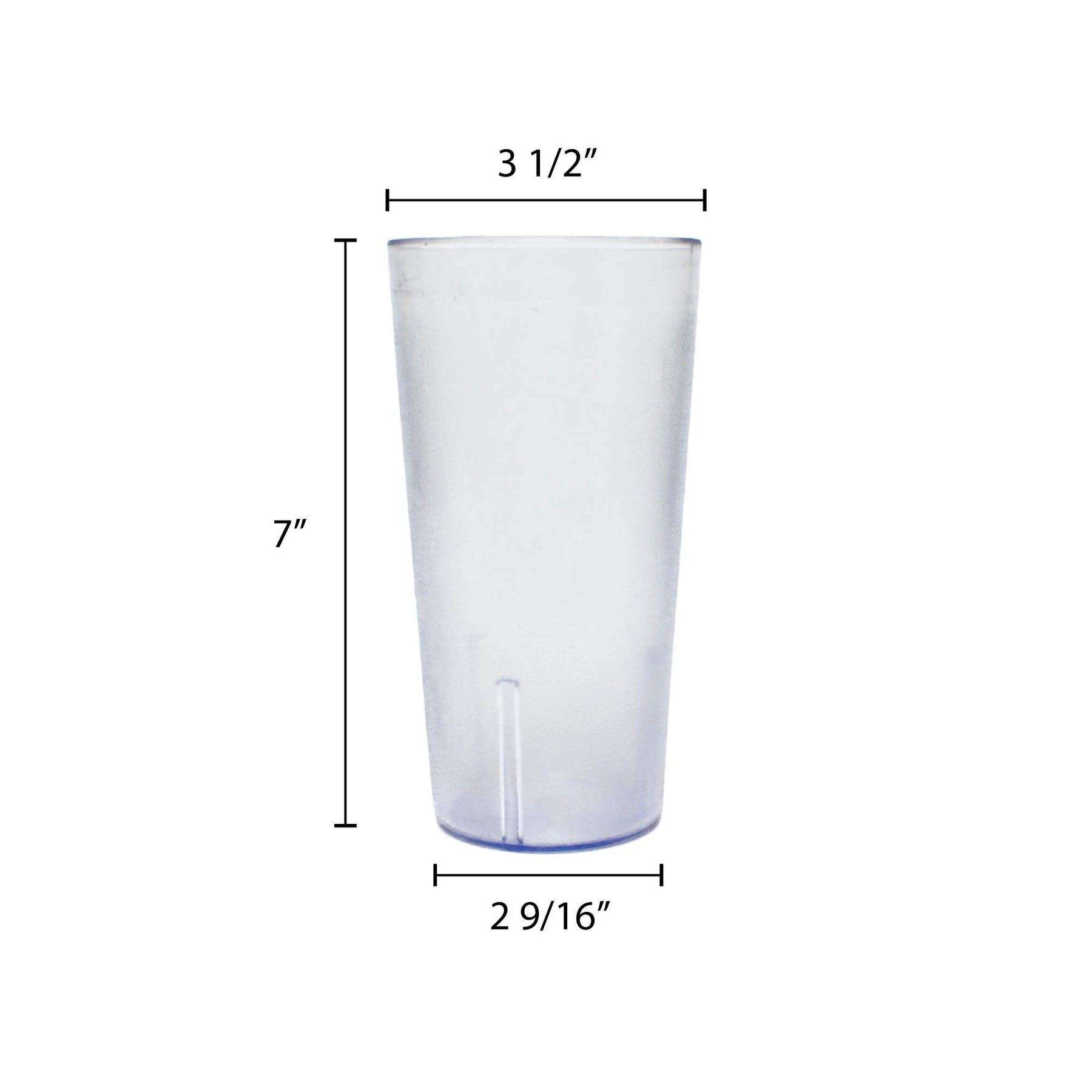 Thunder Group 24 oz tumbler, clear, comes in dozen view 2