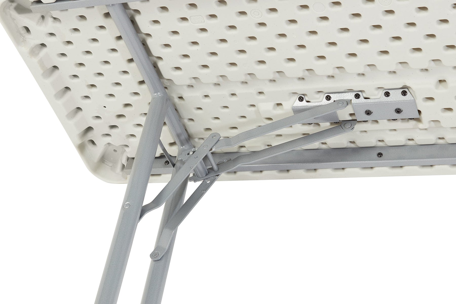 (2 Pack) National Public Seating 18" x 72" Heavy Duty Seminar Folding Table, Speckled Grey view 2