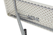 (2 Pack) National Public Seating 18" x 72" Heavy Duty Seminar Folding Table, Speckled Grey view 3