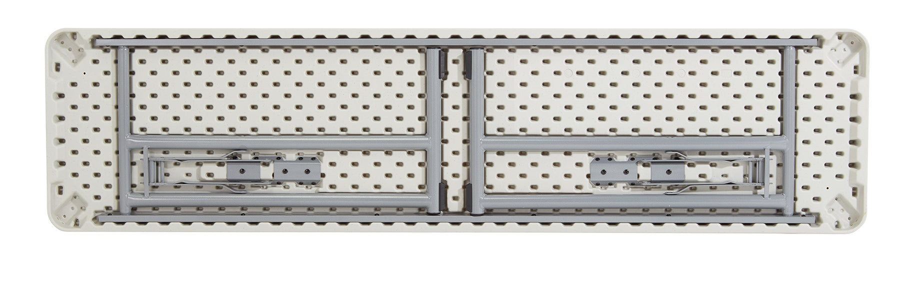(2 Pack) National Public Seating 18" x 72" Heavy Duty Seminar Folding Table, Speckled Grey view 5