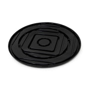 Pactiv Rose Pattern Cake Container & Lid Combo, 13" Diameter x 5.75" Height, Black Base/Clear Lid | 45/Case view 3