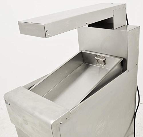Omcan FRY and CHIP DUMP STATION WITH HEATING LAMP view 2