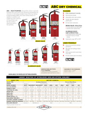 Amerex B500 ABC Dry Chemical Fire Extinguisher 2A-10 BC Rated, 5 lb. view 6