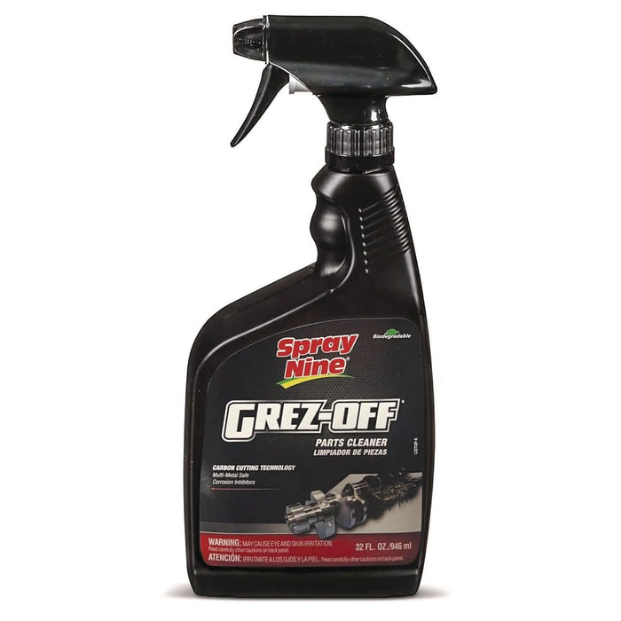 Spray Nine 22732 Grez-off Heavy-Duty Degreaser, 32oz Spray Bottle, 12/Carton