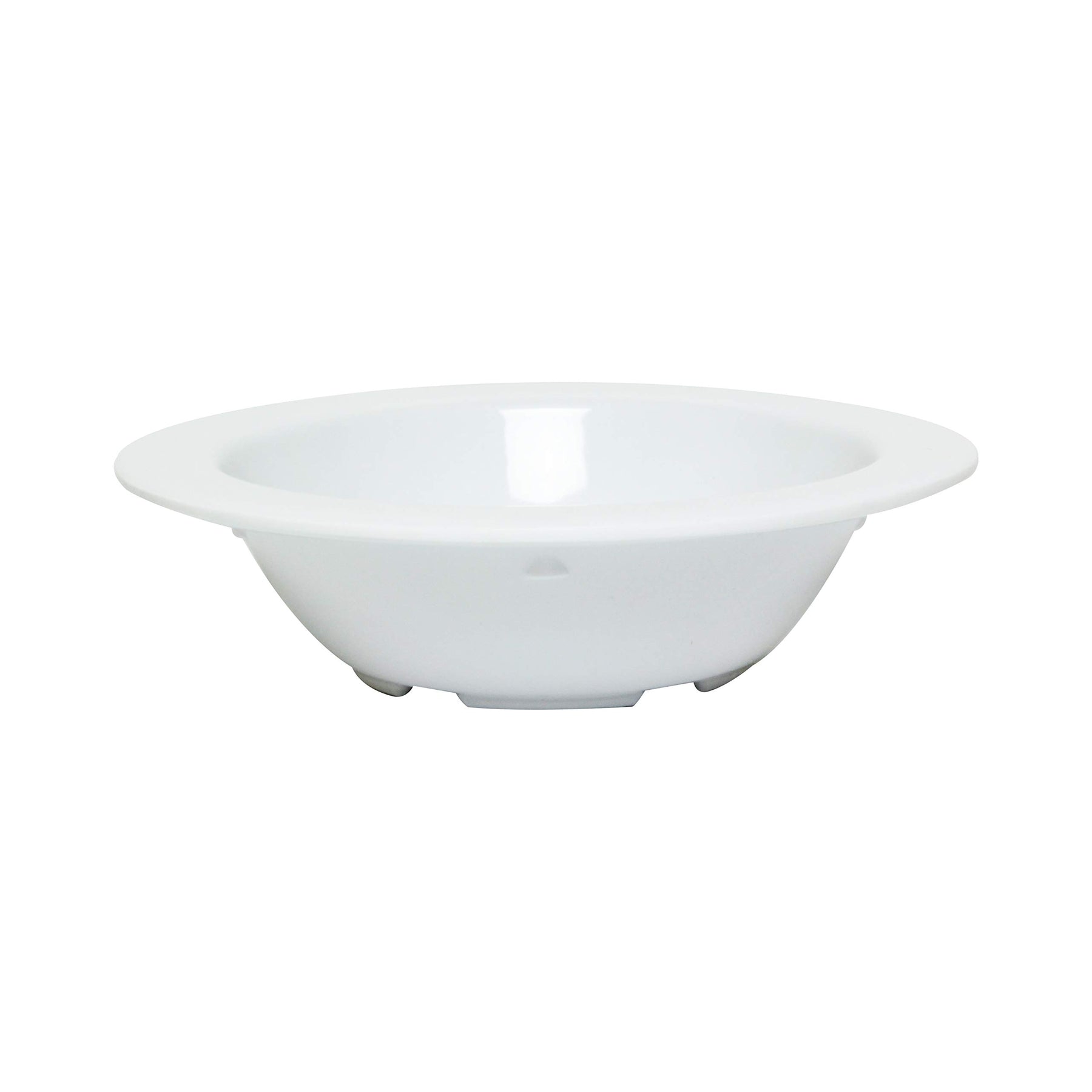 Thunder Group Nustone white melamine dinnerware collection 4.75 inch - 4 oz fruit bowl, comes in dozen