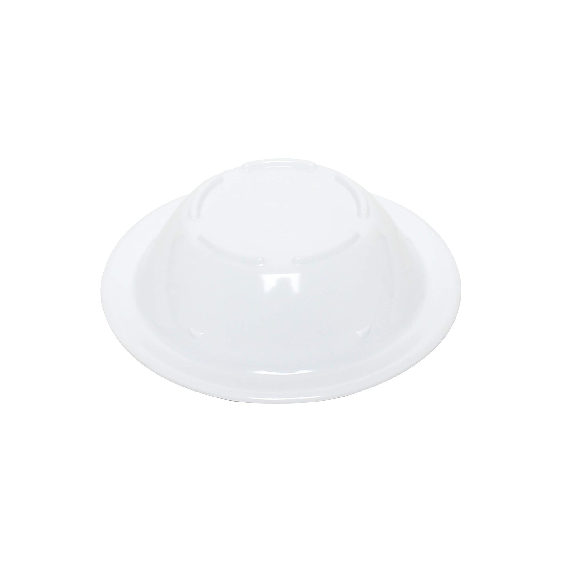 Thunder Group Nustone white melamine dinnerware collection 4.75 inch - 4 oz fruit bowl, comes in dozen view 4