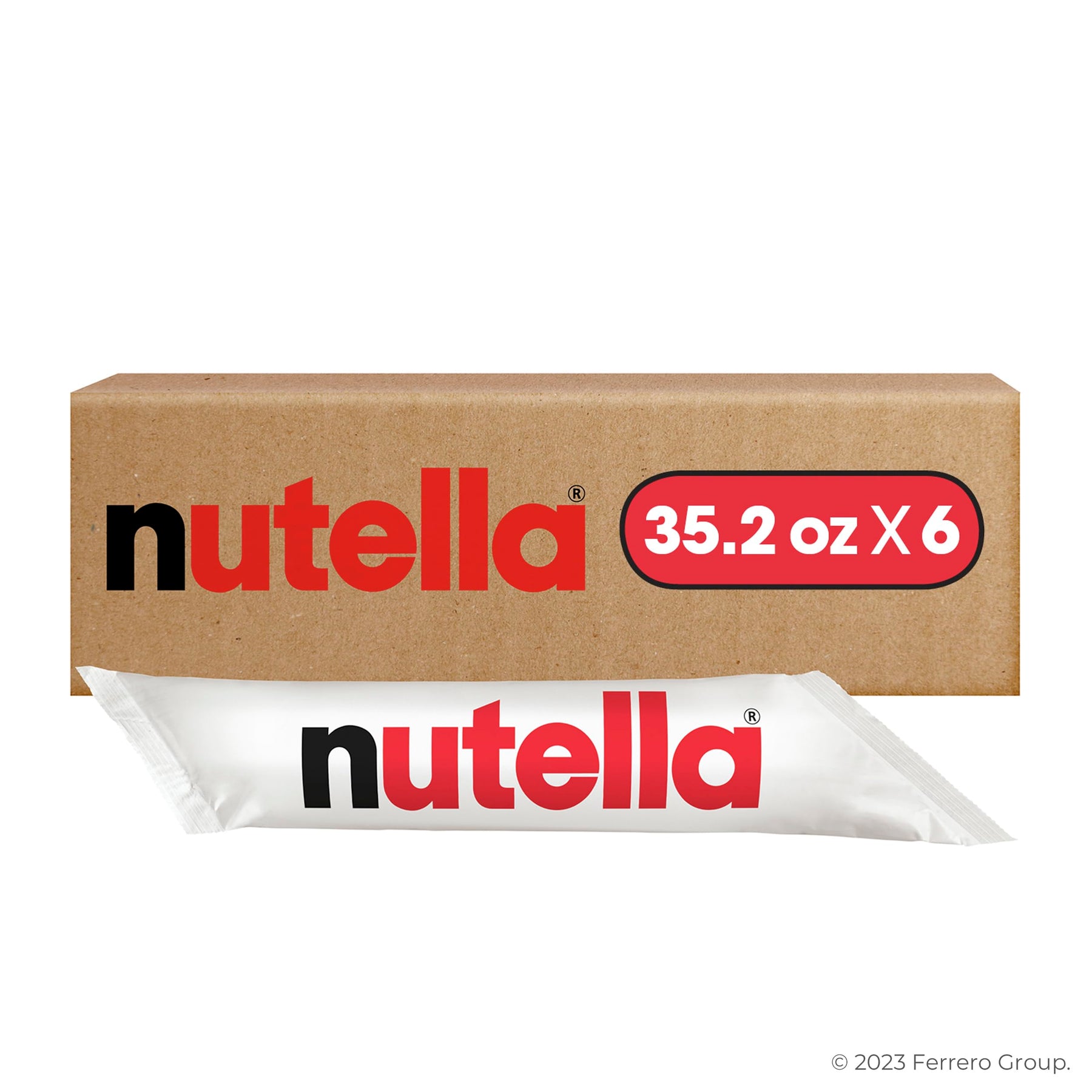Nutella Hazelnut Spread Piping Bags, 6 Bags, Baking Supplies, Great For Restaurants And Bakeries, 211.2 Oz Total view 5