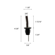 Thunder Group Stainless steel jet liquor pourer with speed jet, extra fast flow, comes in pack of 12 view 2