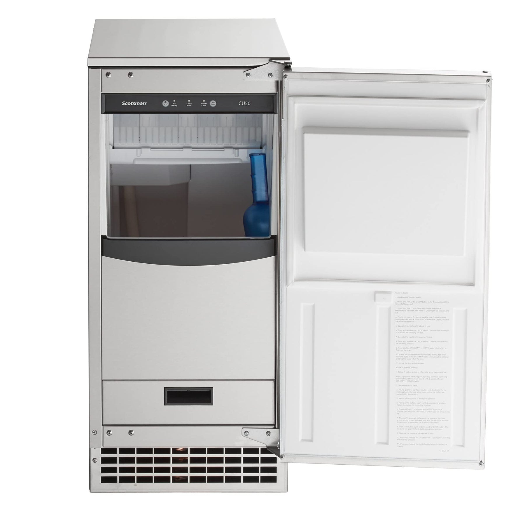Commercial Undercounter Gourmet Cube Ice Maker by Scotsman view 3