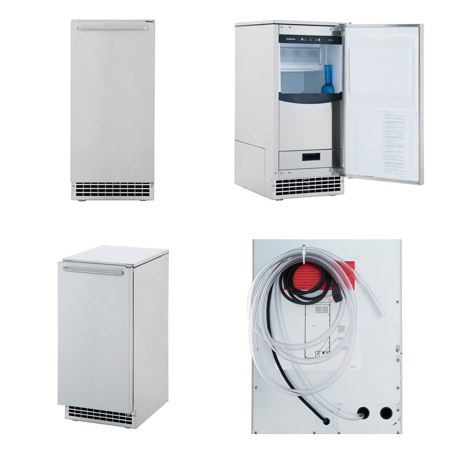 Commercial Undercounter Gourmet Cube Ice Maker by Scotsman view 4