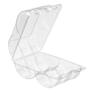 SLP206A Inline Plastics Clear Hinged 6ct Donut Container 5x7-9/16x3-9/16 192 per case
