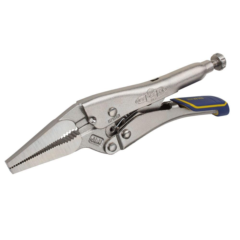 IRWIN VISE-GRIP Locking Pliers, Fast Release, Long Nose with Wire Cutter, 6-Inch (IRHT82583) view 2