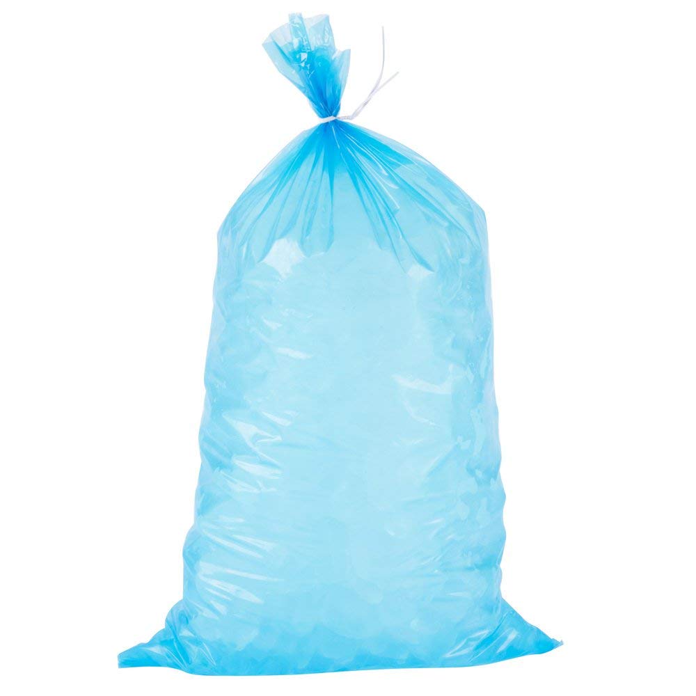 TableTop King 8 lb. Blue Heavy Duty Plastic Ice Bag - 1000/Case