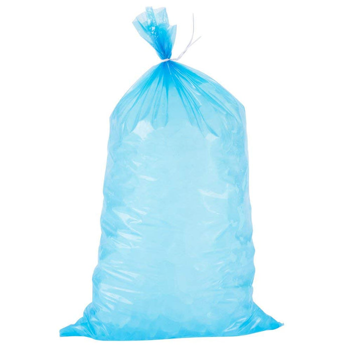 TableTop King 8 lb. Blue Heavy Duty Plastic Ice Bag - 1000/Case