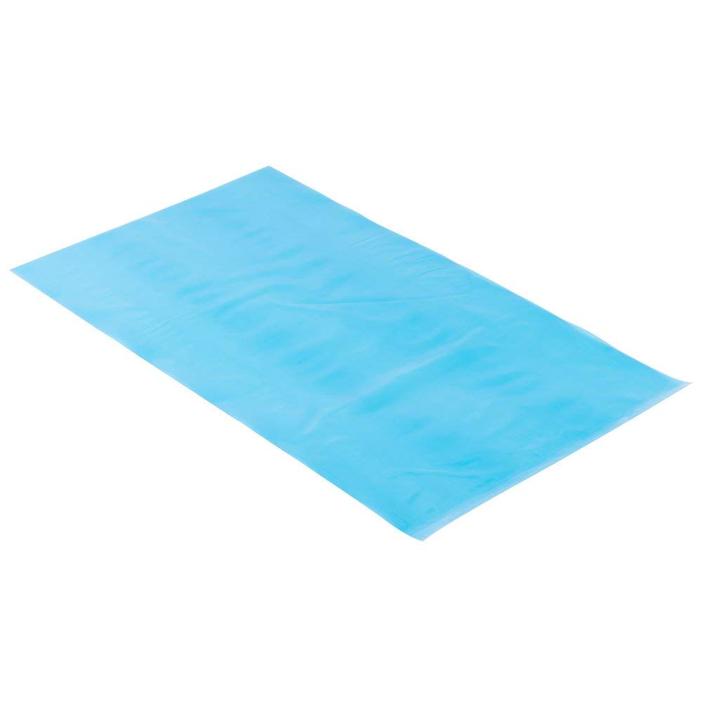 TableTop King 8 lb. Blue Heavy Duty Plastic Ice Bag - 1000/Case view 2