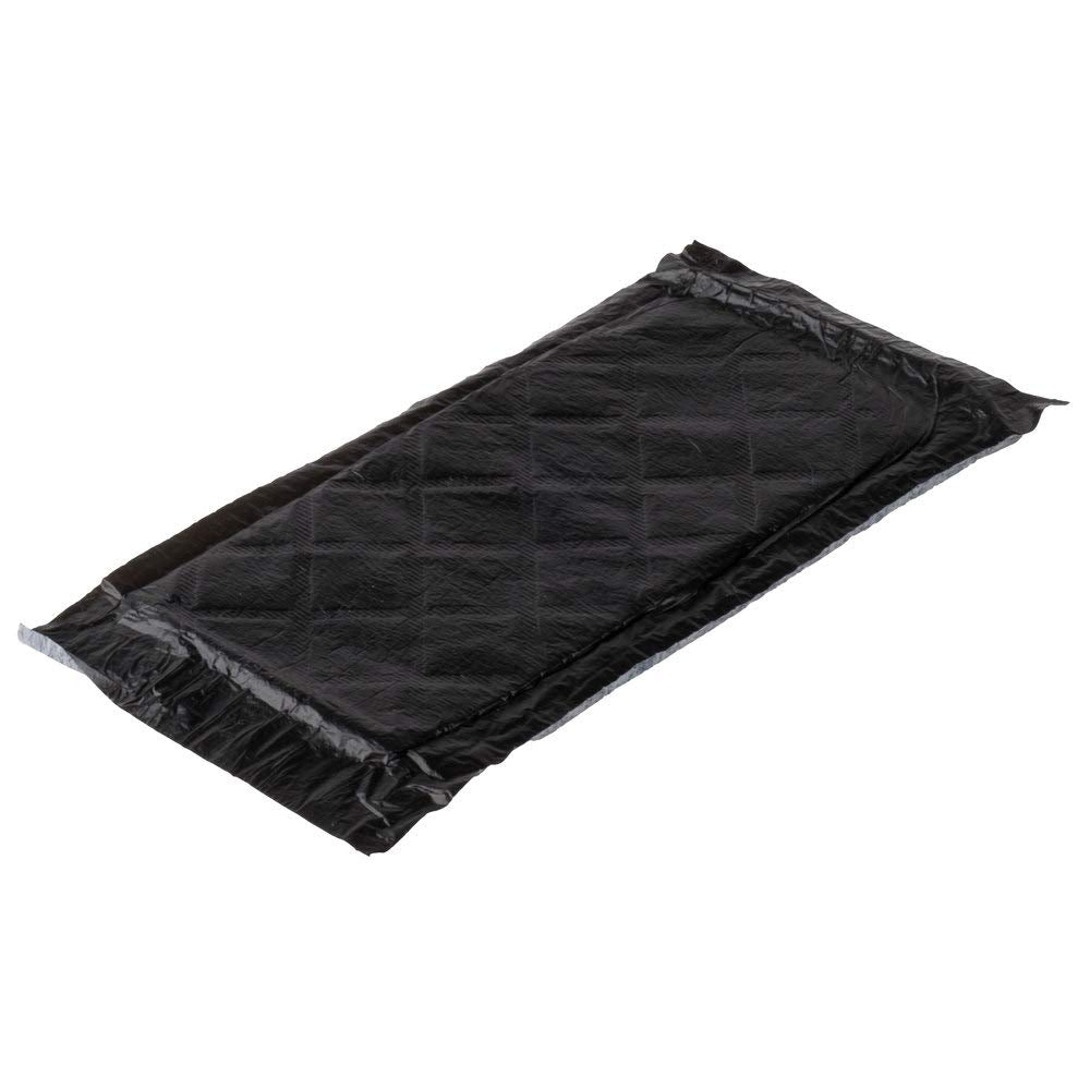 Black 4" x 7" Absorbent Meat, Fish and Poultry Pad 40 Grams - 2000/Case view 2