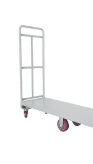 TableTop King 16" x 63" Heavy-Duty U-Boat Utility Cart - 2000 lb. Capacity