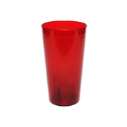 Thunder Group PLTHTB016R Tumbler, 16 oz., Textured Exterior, Scratch and Impact Resistant, Stackable, Dishwasher Safe, Plastic, red, Pack of 12