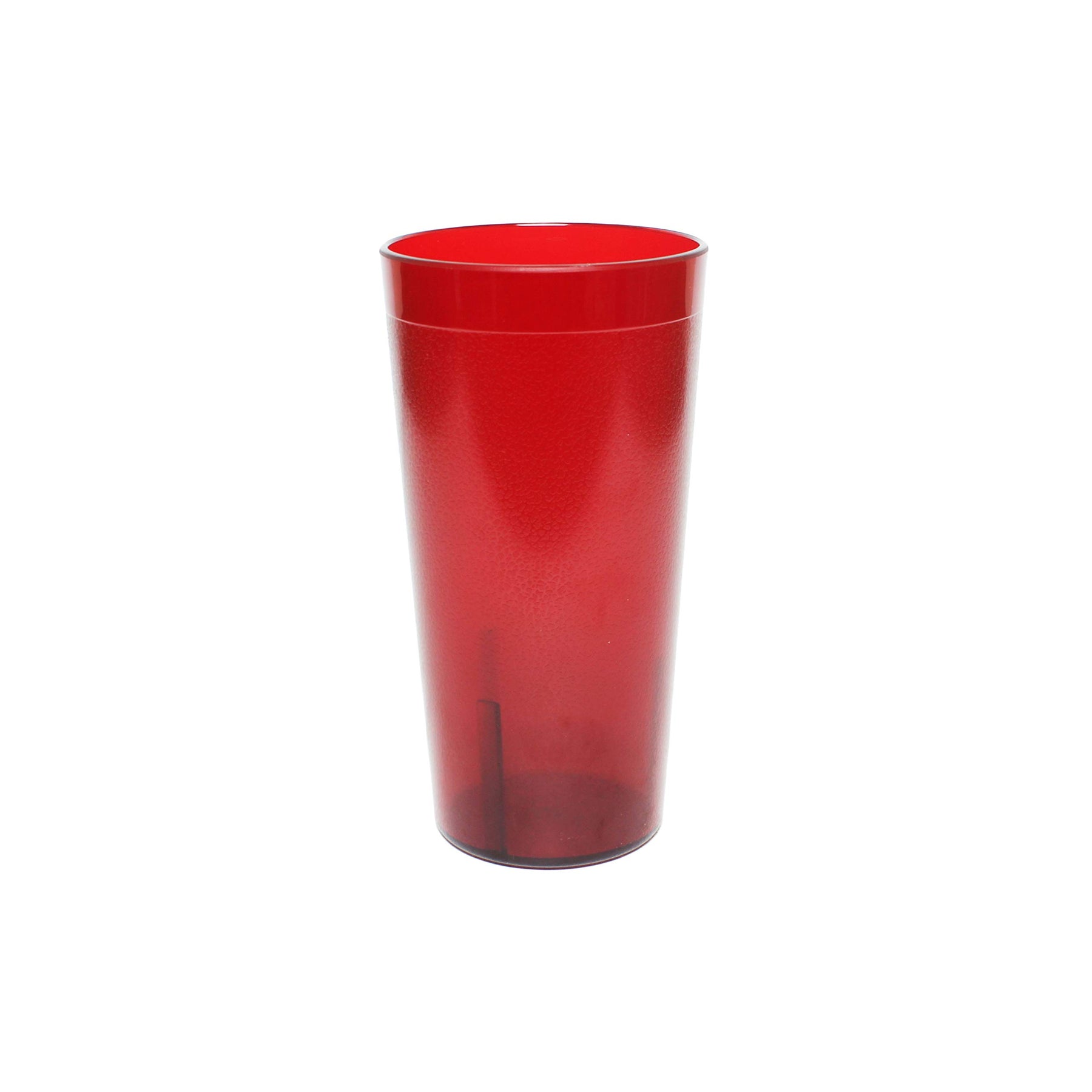Thunder Group PLTHTB024R Tumbler, 24 oz., Textured Exterior, Scratch and Impact Resistant, Stackable, Dishwasher Safe, Plastic, red, Pack of 12