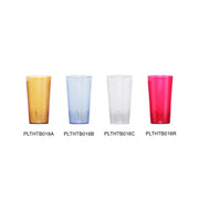 Thunder Group PLTHTB016A Tumbler, 16 oz., Textured Exterior, Scratch and Impact Resistant, Stackable, Dishwasher Safe, Plastic, Amber, Pack of 12 view 4
