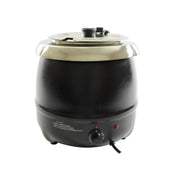 Thunder Group 10.5 QT STAINLESS STEEL SOUP WARMER, BLACK COLOR