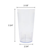 Thunder Group 16 oz tumbler, clear, comes in dozen view 2