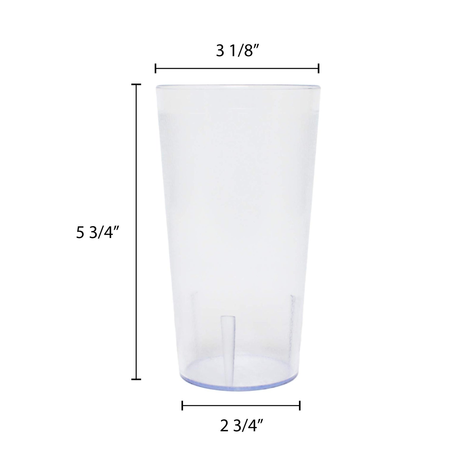 Thunder Group 16 oz tumbler, clear, comes in dozen view 2