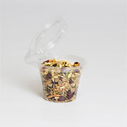 Safe-T-Fresh Inline Plastics 12 oz. Clear PET Tamper Resistant Round Food Container | 256/Case