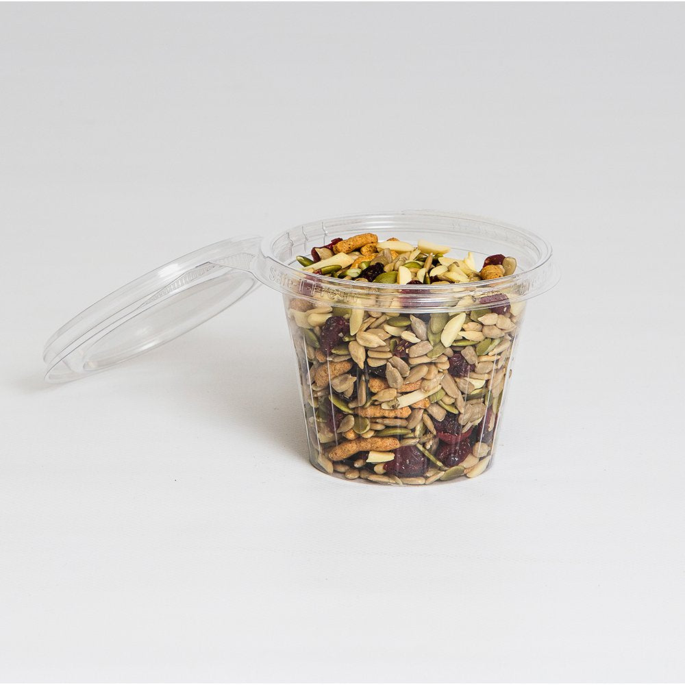Safe-T-Fresh Inline Plastics 12 oz. Clear PET Tamper Resistant Round Food Container | 256/Case view 3