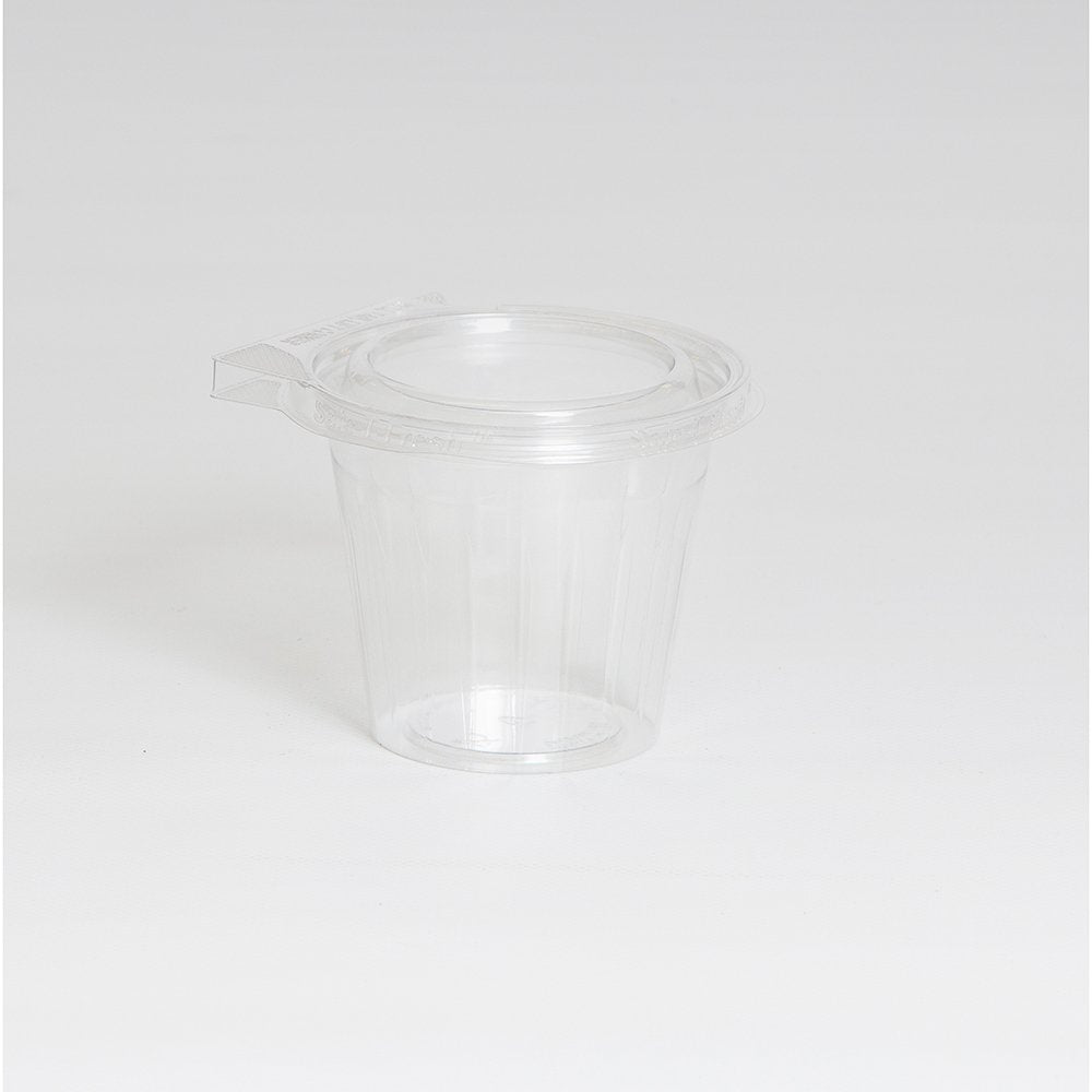 Safe-T-Fresh Inline Plastics 12 oz. Clear PET Tamper Resistant Round Food Container | 256/Case view 4