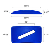 Thunder Group PLTC023RP Recycling Container Lid Rectangular for Paper (1-Slot) view 2