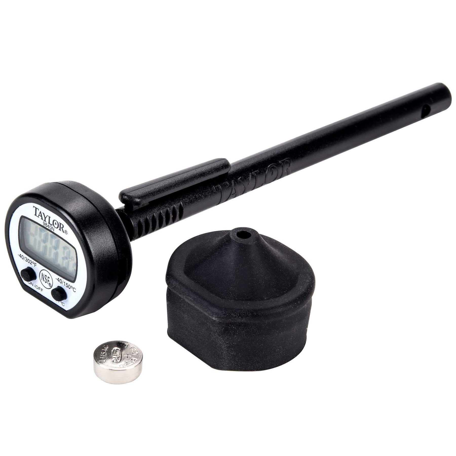 Taylor Precision 9840RB Instant Read Pocket Thermometer, NSF (-40° to 302°F Temperature Range), 2 Pack view 3