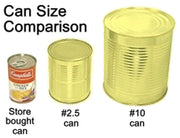 Whole Mandarin Orange Segments #10 Can in Light Syrup 6 Pack Large Cans view 2