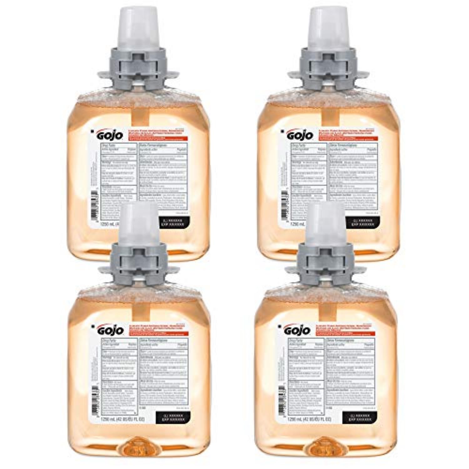 GOJO FMX-12 Antibacterial Foam Soap Refill, Fruit, 4ct x 1250 mL - 5162-04