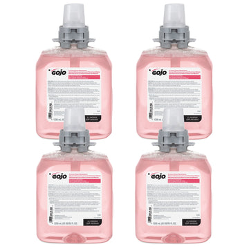 Gojo FMX-12 Foam Soap Refill, Cranberry Scent, 4ct x 1250 mL - 5161-04