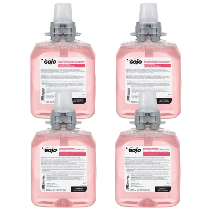 Gojo FMX-12 Foam Soap Refill, Cranberry Scent, 4ct x 1250 mL - 5161-04