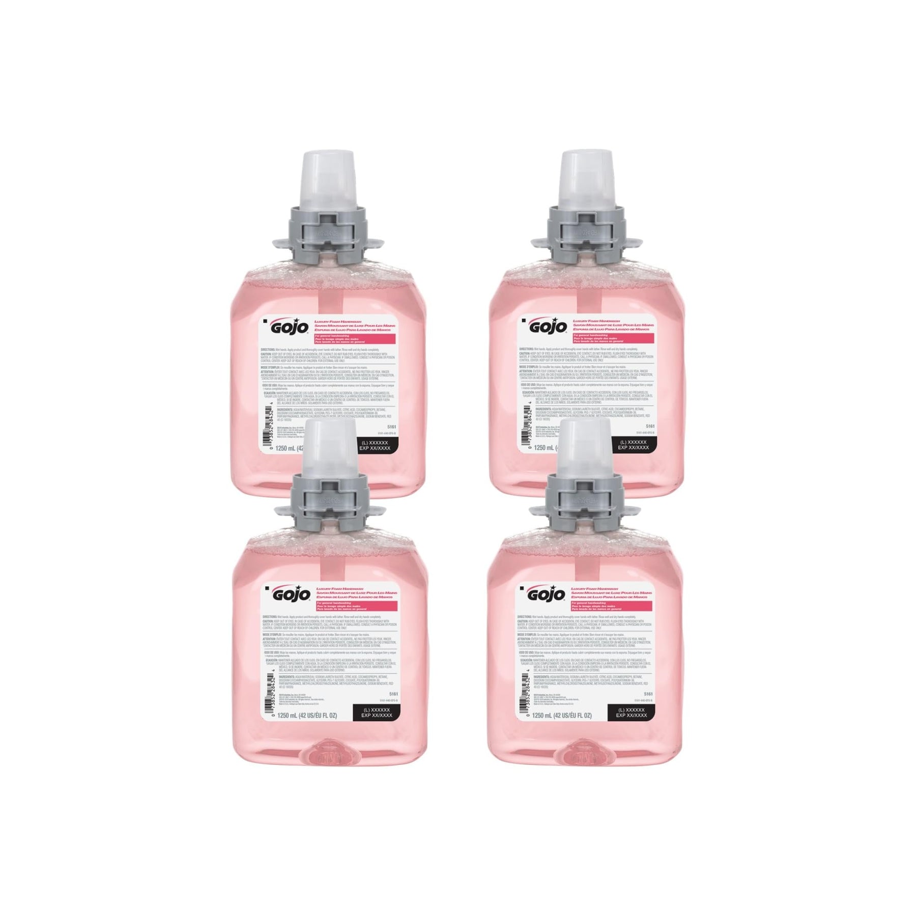 Gojo FMX-12 Foam Soap Refill, Cranberry Scent, 4ct x 1250 mL - 5161-04 view 6
