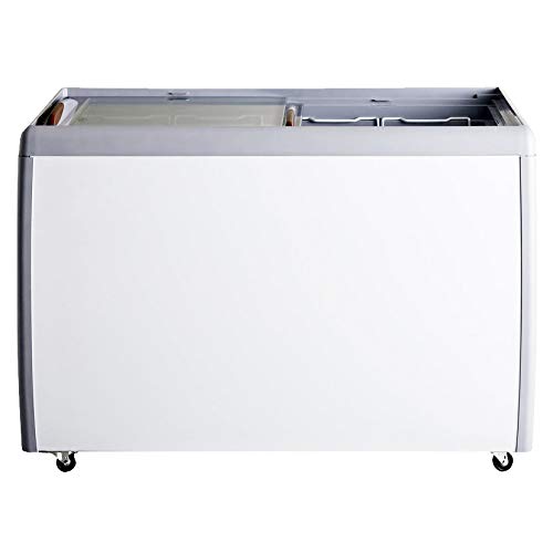 OMCAN 46494 50-INCH ICE CREAM DISPLAY CHEST FREEZER WITH FLAT GLASS TOP