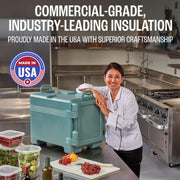 Cambro Insulated Food Pan Carrier - Hotbox for Catering & Transport - UPC300 Series (Slate Blue) view 4