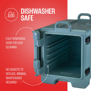 Cambro Insulated Food Pan Carrier - Hotbox for Catering & Transport - UPC300 Series (Slate Blue) view 7