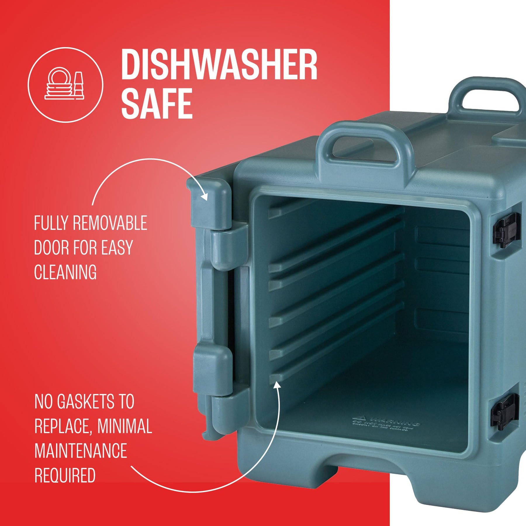Cambro Insulated Food Pan Carrier - Hotbox for Catering & Transport - UPC300 Series (Slate Blue) view 7