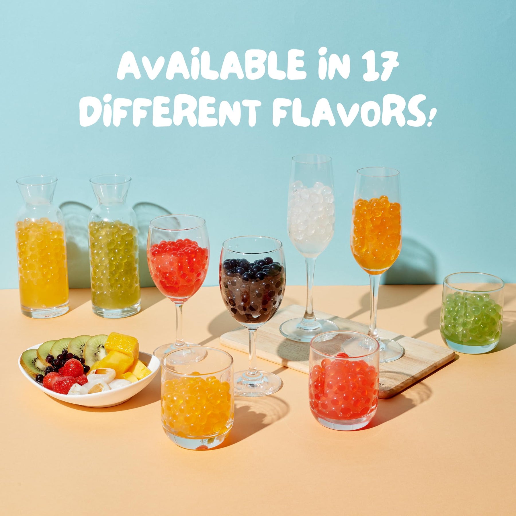 Bossen Bursting Boba Pure25 filled with a refreshing fruity liquid that creates a burst of flavor in your mouth Make in Taiwan 7.04 lb Each Pack (1 pack, Blueberry) view 3