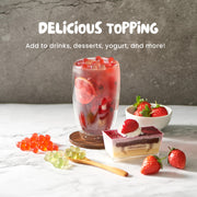 Bossen Bursting Boba Pure25 filled with a refreshing fruity liquid that creates a burst of flavor in your mouth Make in Taiwan 7.04 lb Each Pack (1 pack, Blueberry) view 4