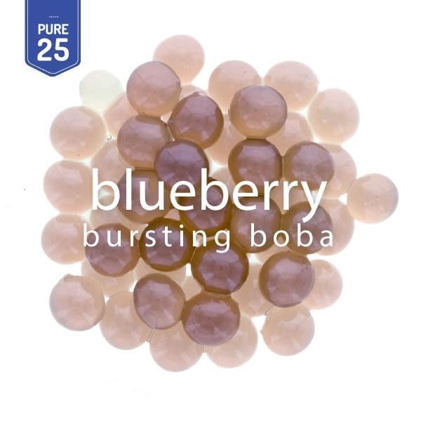 Bossen Bursting Boba Pure25 filled with a refreshing fruity liquid that creates a burst of flavor in your mouth Make in Taiwan 7.04 lb Each Pack (1 pack, Blueberry) view 6