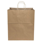 14” x 9.6” x 16.5” Twist Handle Paper Bag (Super Royal) - 200 Per Case
