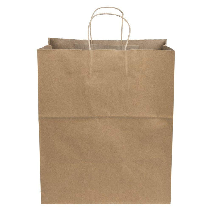 14” x 9.6” x 16.5” Twist Handle Paper Bag (Super Royal) - 200 Per Case